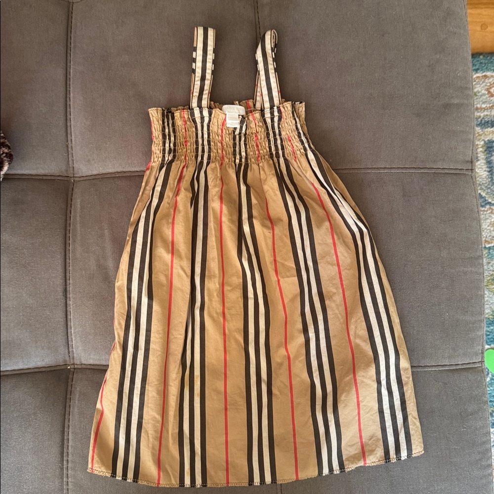 Burberry Girls' Junia Icon Stripe Dress